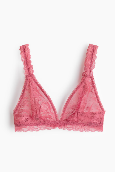 Soft lace bra