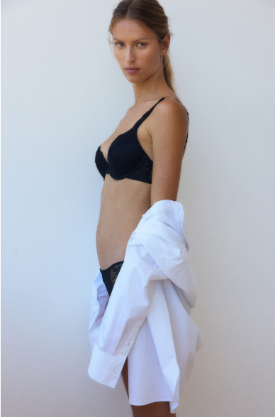 Lace push-up bra