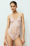 Lace thong body