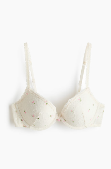 Lace push-up bra