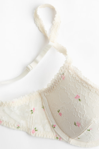 Lace push-up bra