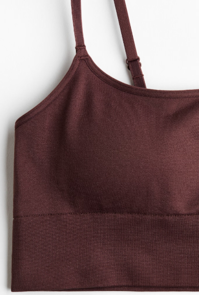 Seamless padded bralette