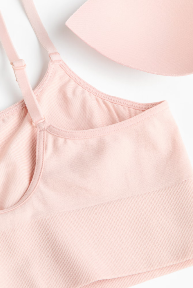 Seamless padded bralette