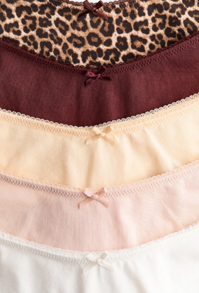 5-pack cotton thong briefs