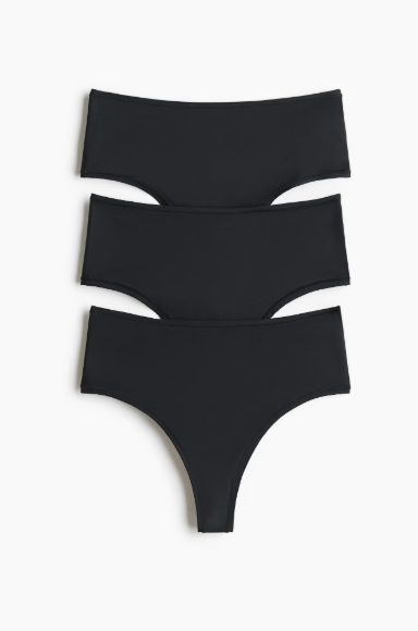 3-pack microfibre Brazilian briefs